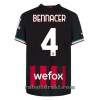 AC Milan Bennacer 4 Hjemme 22-23 - Herre Fotballdrakt